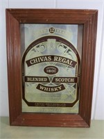 Chivas Regal Whisky Mirror, 17" x 23"