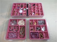 Costume Jewelry in Trays