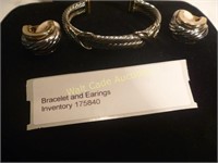 Bracelet and Earrings