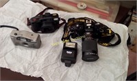 Nikon Camera and Accessories with 2 other Cameras