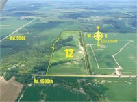 Tract 12 - 52+/- Acres, 39.93+/- Acres Tillable,