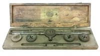 1885 Tap & Die Set in Wooden Box