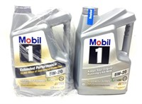(2) 5qt Mobil1 5w-20 Oil Jugs