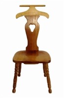 Artistically Designed Bull Face Wood Chair