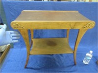 antique lamp table (waterfall ends)