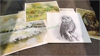 Group of quality prints on good quality paper