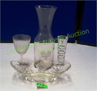 Various Pressed Glass