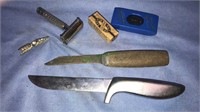 Two vintage knives including a Gerber, vintage