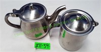 Stainless Steel Milk and Creamer
