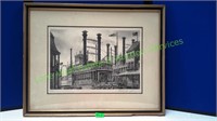 Vintage Robert E. Lee Steamboat Etching