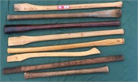 Eight axe handles