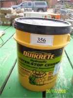 QuiKrete Hydraulic Water Stop Cement, 1- 5 Gal