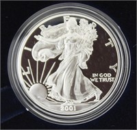 2001 American Eagle Proof Silver Dollar