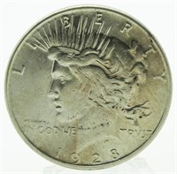 RARE 1928-P Silver Peace Dollar
