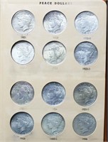 1921-35-S Complete 27 pc Peace Dollar Set