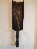 Hand Carved Wall Sconce