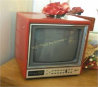 Small Red TV