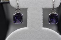 6ct amethyst earrings