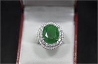 8.12ct emerald dinner ring