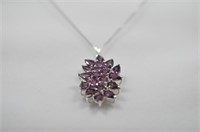 6.88ct amethyst necklace