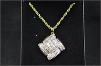 2ct diamond necklace