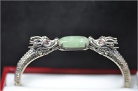 Jade Dragon Bangle bracelet