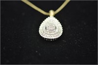 2ct diamond necklace 14kt
