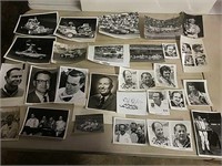 Several Vintage black-and-white race, stock and