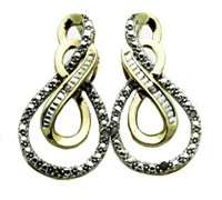 $199.99 MSRP Diamond Designer Earrings