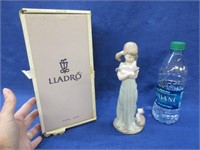lladro 5743 girl w/cats figurine - made in spain
