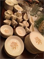 Golden Wheat Dinnerware Set 22K Gol2