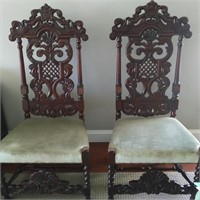 Pair of Carved Emperor Chairs