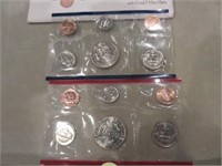THE US MINT 1990 UNCIRCULATED COIN SET