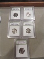 ASSORTED BRILLIANT UNCIRCULATED COINS