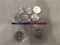 ASSORTMENT OF UNCIRCULATED AND COLLECTIBLE COINS