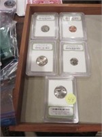 LOT OF UNCIRCULATED COINS