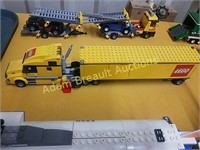 Lego semi truck and trailer
