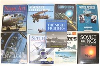 Collection of 9 Hardback Airplane Books