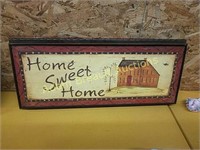 Home sweet home 9 x 20 wall hanging