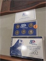 2002 UNITED STATES MINT 50 STATE QUARTERS PROOF