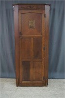 Vintage English Oak Armoire - Closet