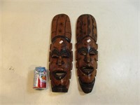 Deux  masques africains