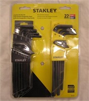 New Stanley 22 Pc. Hex Key Set