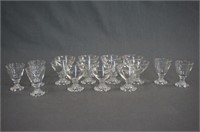 16 Vintage Boopie Glass Champagne Cocktail Glasses