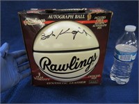 vintage signed "bob knight" basketball