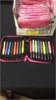 18 Times Your Bid.  16 Piece Crochet Hook Set