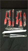 9 Times Your Bid. Assorted Kitchen Tongs.