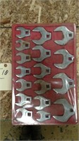 Wrench, crowfoot  17pc