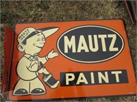 Mautz Paint Metal Sign