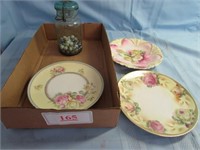 Prussia Plate, Misc. Plates, Ball Jar w/Marbles